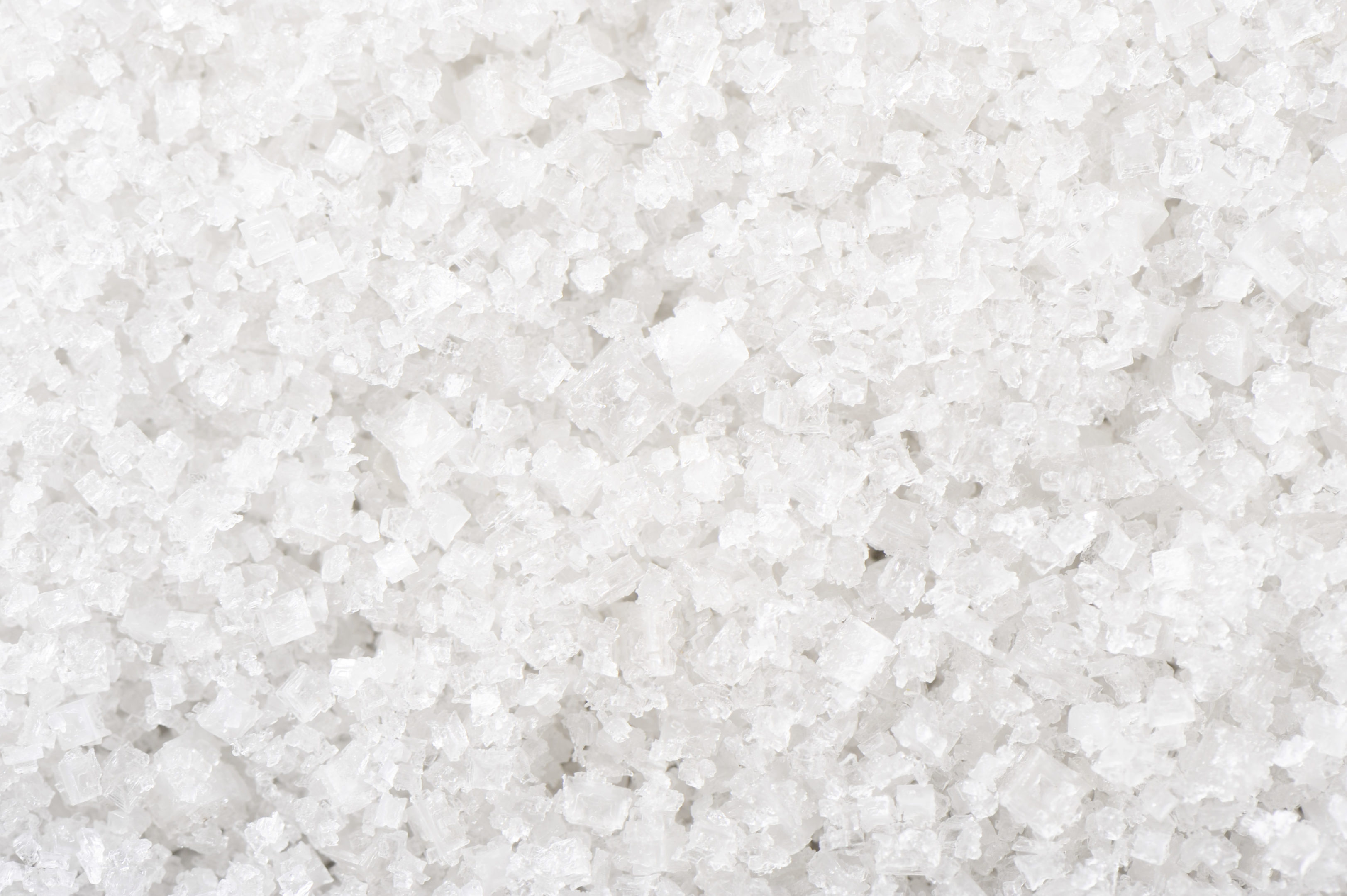 Sea salt background, view from above. More salt...